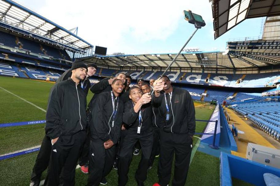 Un selfie a Stamford Bridge (NBAE/Getty Images)